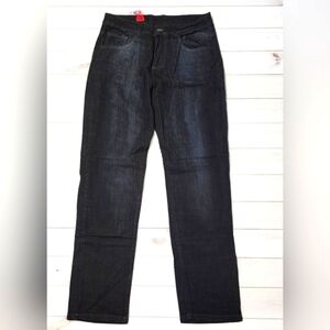 Ceyeme Men's Black Denim Wear Jeans Straight Leg Button Fly - New With Tags